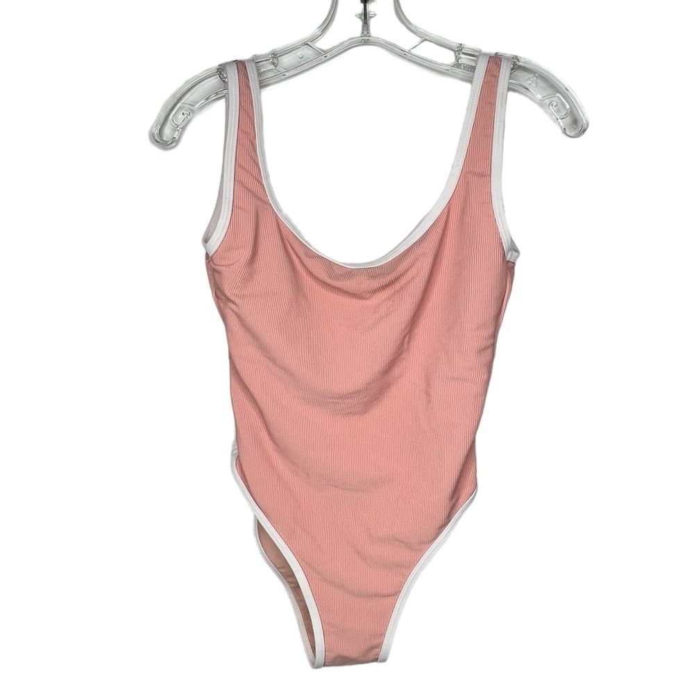 LainSnow Ribbed One Piece Bathing Suit - Picture 2 of 7